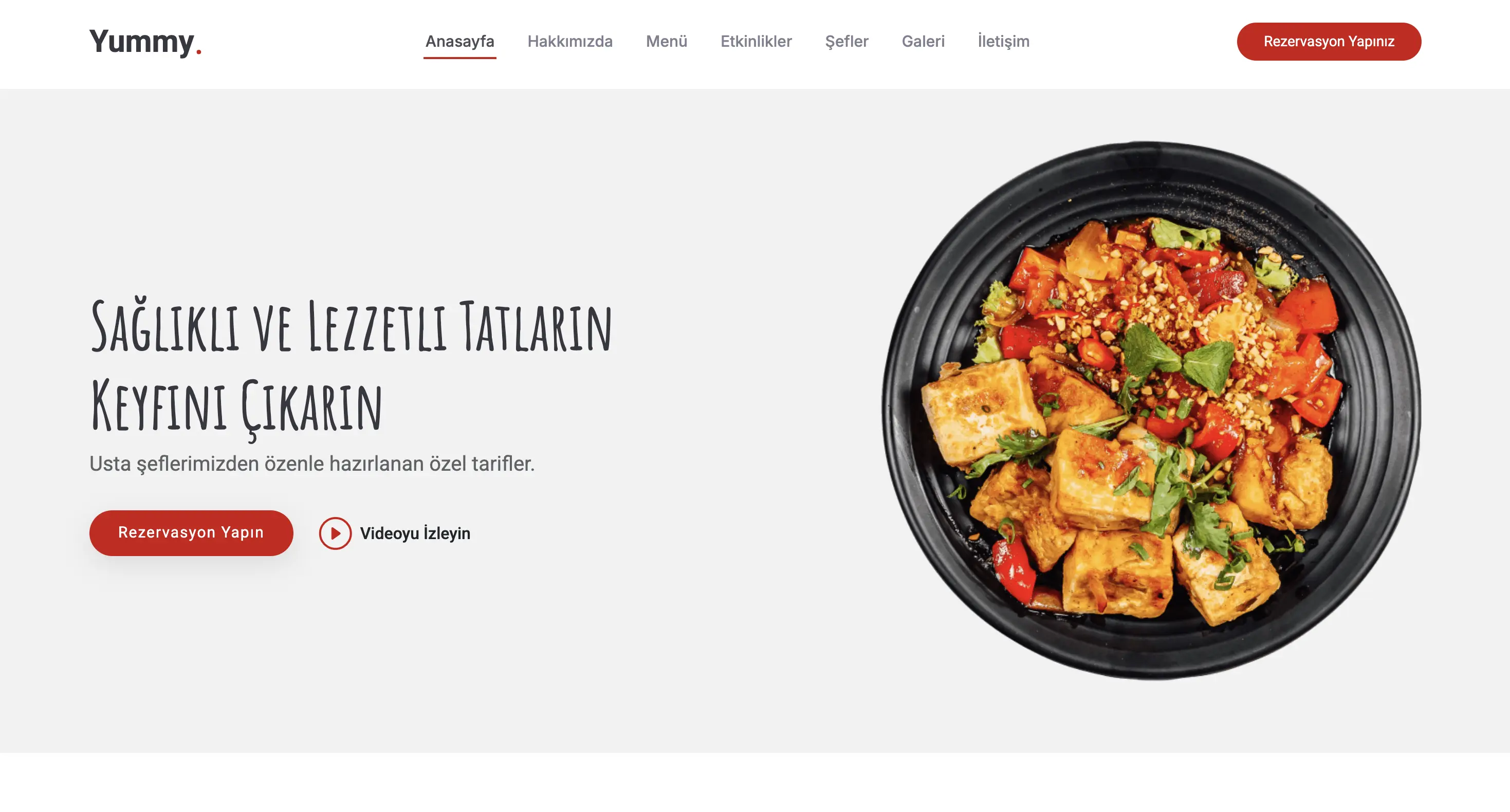 Yummy Restoran: ASP.NET Core 8 ve Yapay Zeka ile Modern Restoran Yönetimi